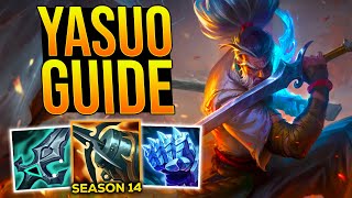 Ultimate SEASON 14 Yasuo Guide  Best Runes and Builds [upl. by Bull]