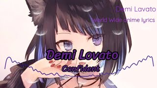 Demi Lovato Confident  Lyrics [upl. by Lecroy747]