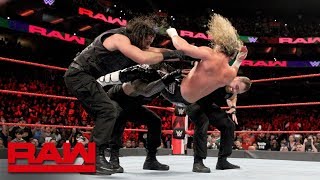 Braun Strowman’s “pack” implodes during battle with The Shield Raw Oct 15 2018 [upl. by Glaser]