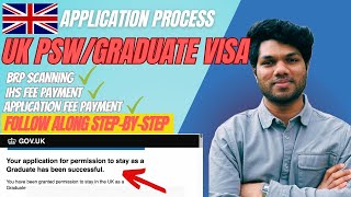 How to apply for UK PSW Graduate Route Visa  Explained in English  2024 [upl. by Estey]