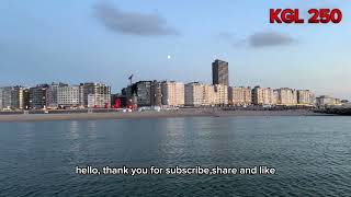 Ostend beach in Belgium [upl. by Ninetta]