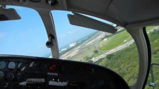 Cessna 380 landing San Juan from Vieques [upl. by Nisior]