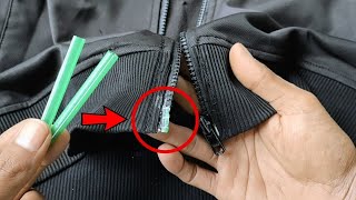 How to fix a broken zipper  Tips and Life hacks [upl. by Kciwdahc280]