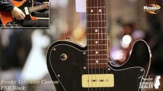 Fender Limited Edition 72 Telecaster Custom P90s FSR  Black  PMTVUK [upl. by Aubine]