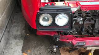 How to remove engine from a Lancia Delta Part 2 [upl. by Ferdy]