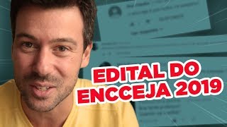 EDITAL ENCCEJA 2019 Respondendo Comentários 5 [upl. by Dympha]