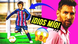 Hasta MESSI quedó en SHOCK después de ver un NUEVO MESSI desde BARCELONA Quién es PEDRO JUAREZ [upl. by Siravat]