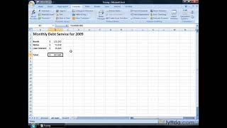 Excel Tutorial  Tracing formula precedents and dependents [upl. by Rriocard]