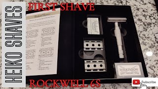 Rockwell 6S  first shave  I am back home [upl. by Ecnirp]