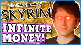 BECOMING GOD IN SKYRIM WITH INFINITE MONEY  Skyrim Is Perfectly Balanced Game With No Exploits [upl. by Spoor224]