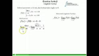 Granice funkcji  Ciągłość funkcji [upl. by Barayon]