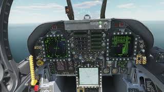 DCS F18 Trying to get Case 1 Down [upl. by Nerissa]