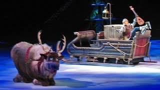 Kristoff and Sven skate and sing in Frozen Disney on Ice show debut in Orlando [upl. by Venezia]