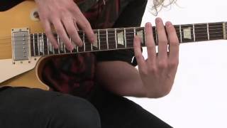 Joel Hoekstra  Rock of Ages intro tapping lick [upl. by Tirrell698]