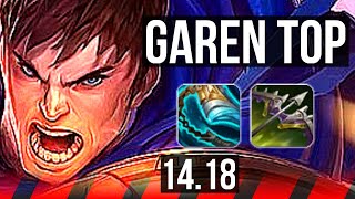 GAREN vs RENEKTON TOP  1011 6 solo kills Godlike 600 games  EUW Master  1418 [upl. by Enortna]