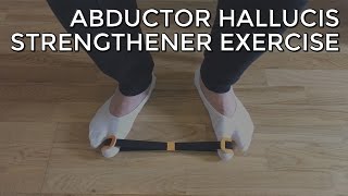 Abductor Hallucis Strengthener Exercise  Stops Bunion Progression [upl. by Atnad]