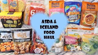 Asda Food Haul July 2023  Iceland Grocery Haul UK  Family of Two  Meal Plan Ideas amp Shopping [upl. by Jahn]