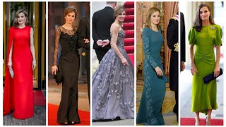 Worlds most beautiful and gorgeous Queen 👑 Letizia of Spain dress stylesqueen Letizia outfits 2024 [upl. by Yemarej]