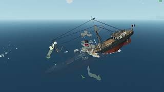 stormworks sinking SS Forfjord 1898 [upl. by Faina]