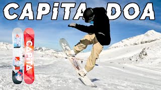 Testing CAPiTAs Most Popular Snowboard  DOA Review [upl. by Walcoff]