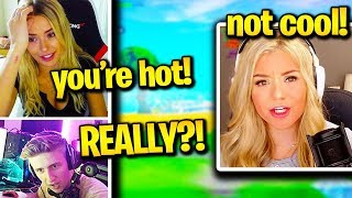 CORINNA amp SYMFUHNY CAUGHT FLIRTING by BROOKE amp TFUE Fortnite [upl. by Pomona]