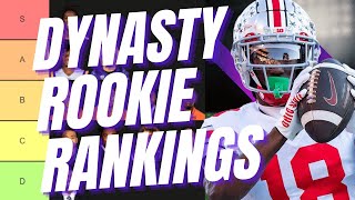 Top 15 Dynasty Rookie Wide Receiver Rankings and Tiers  2024 Dynasty Fantasy Football [upl. by Hallsy]