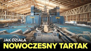 Jak działa NOWOCZESNY TARTAK  Fabryki w Polsce [upl. by Lacey]