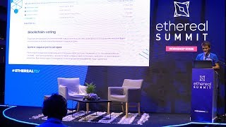 How to Create A Secure Evoting System Using Waves Blockchain  EtherealTLV Presentation [upl. by Ahsinna830]