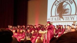 Fair View High graduation speech  Oyemutne Ramirez [upl. by Ahsinirt]