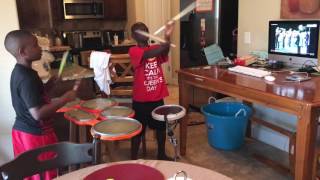 Too much of the movie Drumline Part 2 with bloopers on Xymox drum pads [upl. by Eelrebmik]