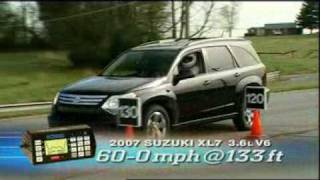 Motorweek Video of the 2007 Suzuki XL7 [upl. by Hoem]