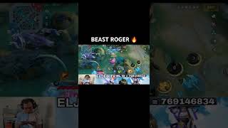 BEAST ROGER rogermlbb rogermontage rogertop1global roger [upl. by Llenrev]