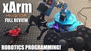 Hiwonder xArm 6DOF Programmable Robotic Arm [upl. by Ysdnil]