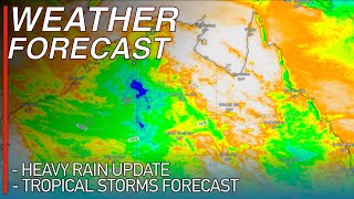 A Rain Bomb and Severe Storms Forecast to Develop Across Tropical Australia and Queensland This Week [upl. by Innis]