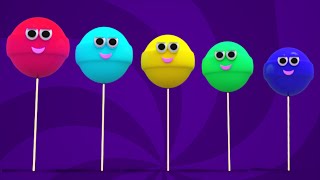 Lollipop Finger Family Poem  Nursery Rhyme Song For Kids And Children [upl. by Iaw]