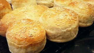 JANIES BEST HAMBURGER BUN RECIPE Makes great Hoagies too [upl. by Aletsirc]