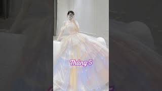 Hoa cưới và váy cưới của 12 tháng sinh 12thangsinh [upl. by Ahsiuqet130]