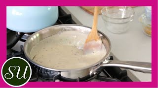 Easy Vegan White Sauce Bechamel  DairyFree GlutenFree Creamy Sauce [upl. by Etnahsa429]