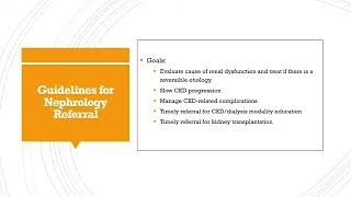 Guidelines for Nephrology Referral with Preethi Yerram MD [upl. by Ylloh]