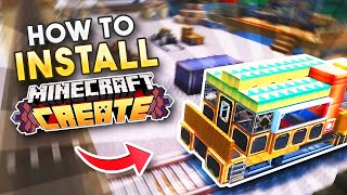 How to Install the Create Mod in Minecraft StepbyStep Tutorial [upl. by Akcirederf]