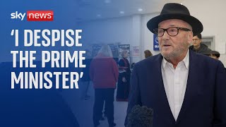 George Galloway I despise the prime minister [upl. by Tome]