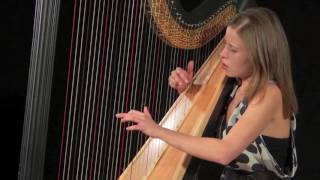 Claude Debussy  Reverie  by London harpist  Valeria Kurbatova [upl. by Ecyor]