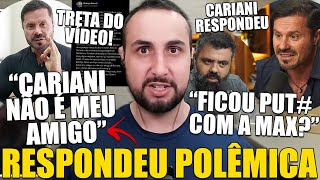 RODRIGO GOES RESPONDE CARIANI APÓS SER DETONADO POR ELE NO FLOW  CARIANI DETALHA AFASTAMENTO DA MAX [upl. by Ynohtnaeoj]