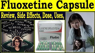 Fluoxetine Capsules ip 20 mg 10 mg  Fludac 20 mg Review Hindi  Uses benefits Side Effect Dose [upl. by Berk]