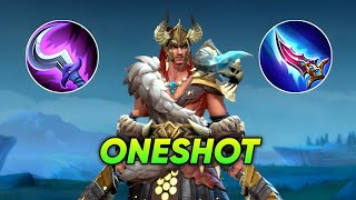 BEST LAPULAPU BUILD FOR ONESHOT [upl. by Annayehc]