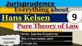 Pure Theory of Law by Hans Kelsen  Grundnorm  Norms  Jurisprudence [upl. by Ormand]