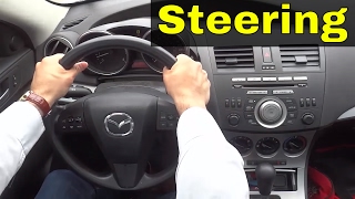 How To Turn A Steering Wheel ProperlyDriving Lesson [upl. by Nomsed]