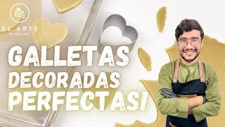 La masa de mantequilla perfecta para galletas decoradas  El arte de hacer arte [upl. by Fondea]