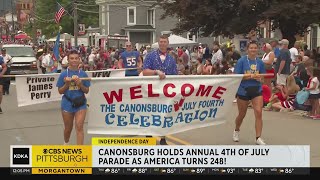 Canonsburg holds annual 4th of July Parade [upl. by Bedad]