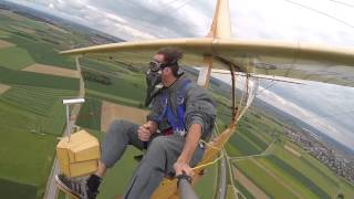 Man flies glider plane first introduced in 1938 [upl. by Bourke]